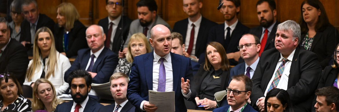Frank McNally MP's banner