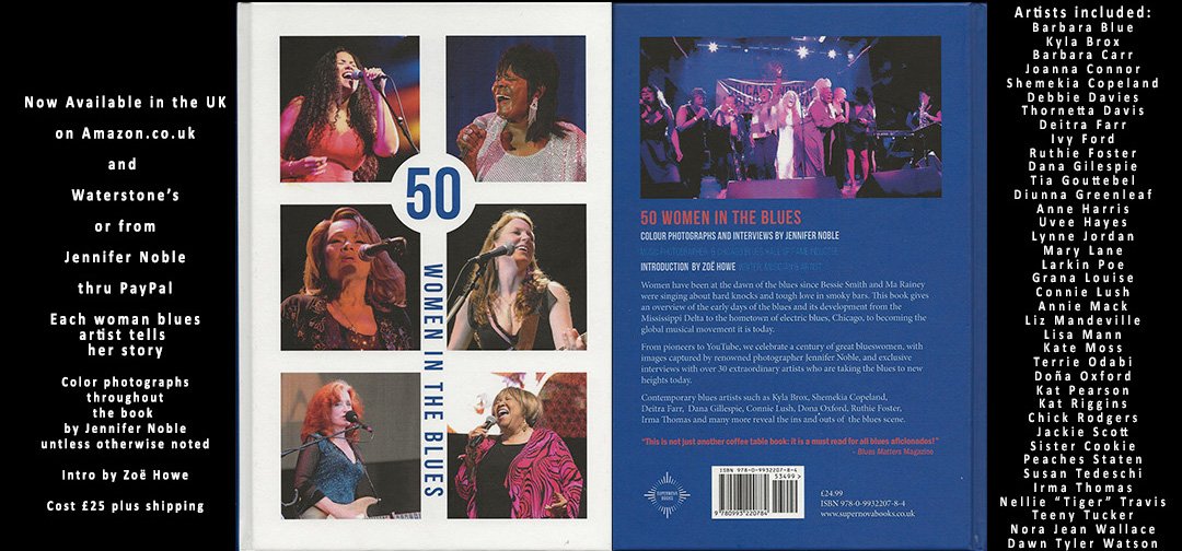50 Women in the Blues Book now available banner