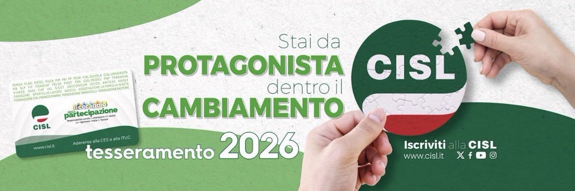 Cisl Lazio banner
