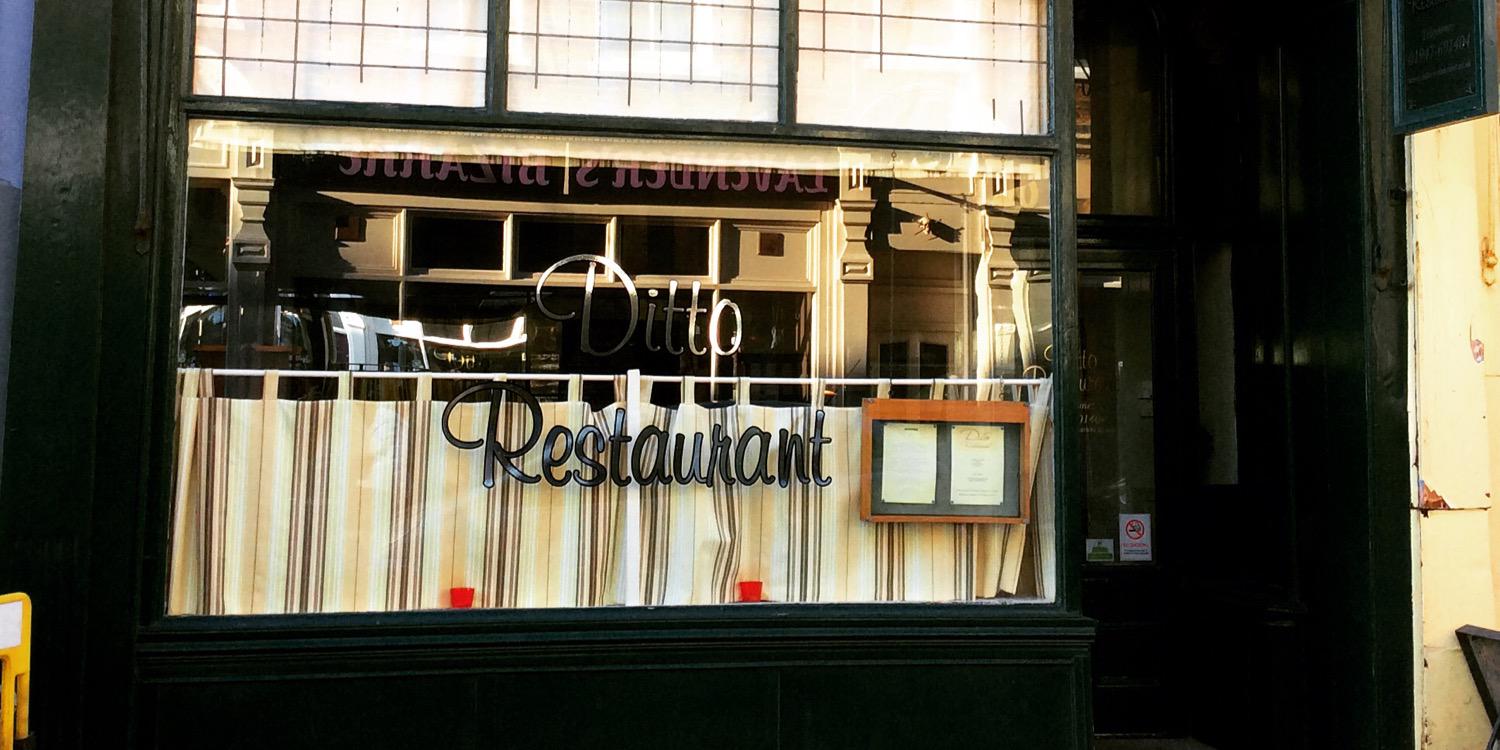 Ditto-restaurant banner