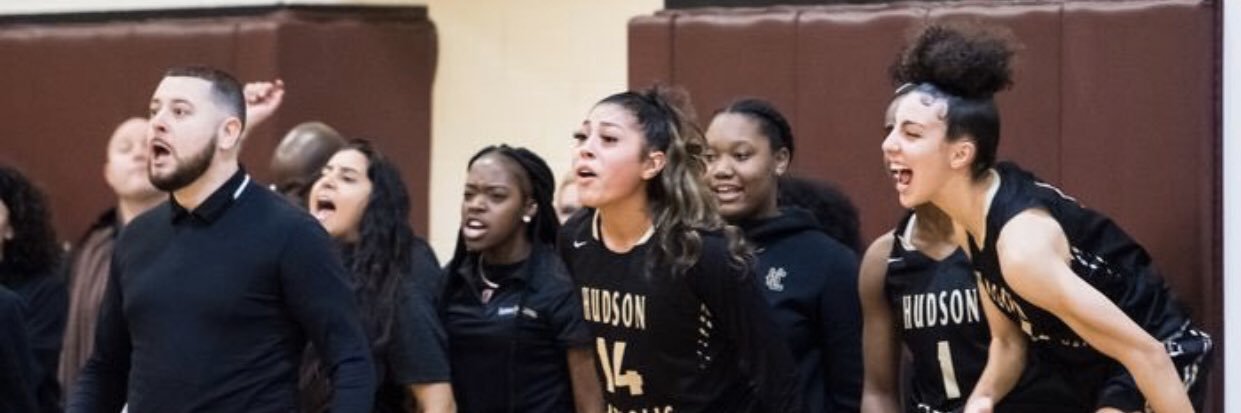 Lady Hawks of Hudson Catholic banner