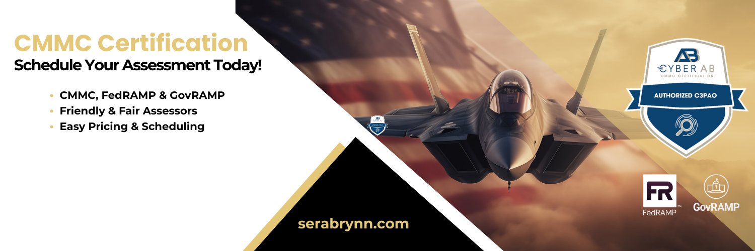 SERA BRYNN | Authorized CMMC C3PAO banner