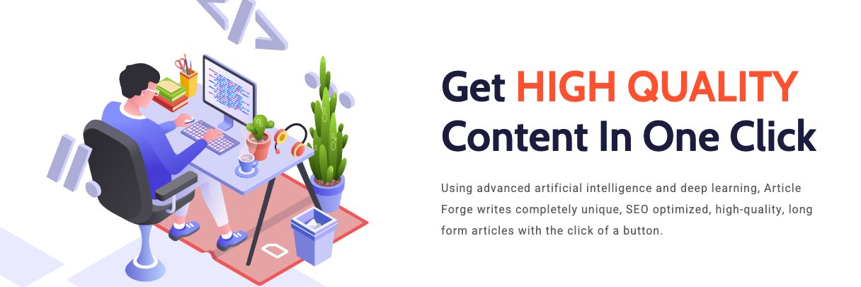 Article Forge banner