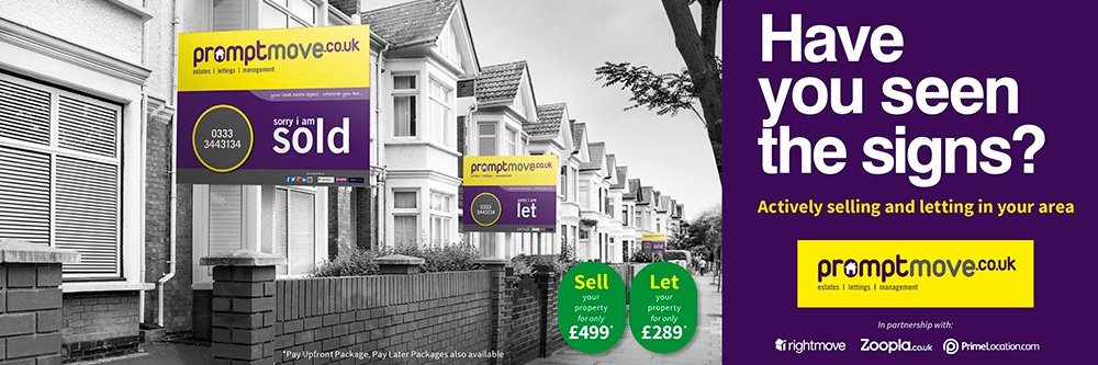 Promptmove Lettings Luton banner