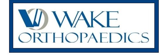 Wake Orthopaedics banner
