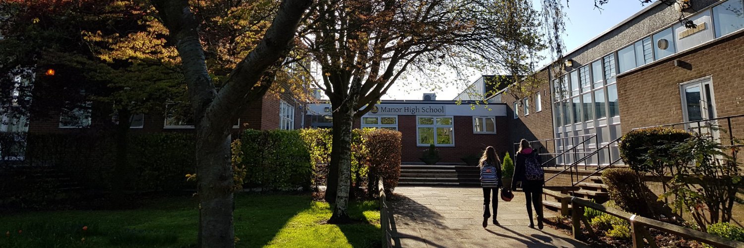 Manor High School banner