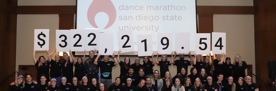 Dance Marathon at SDSU banner