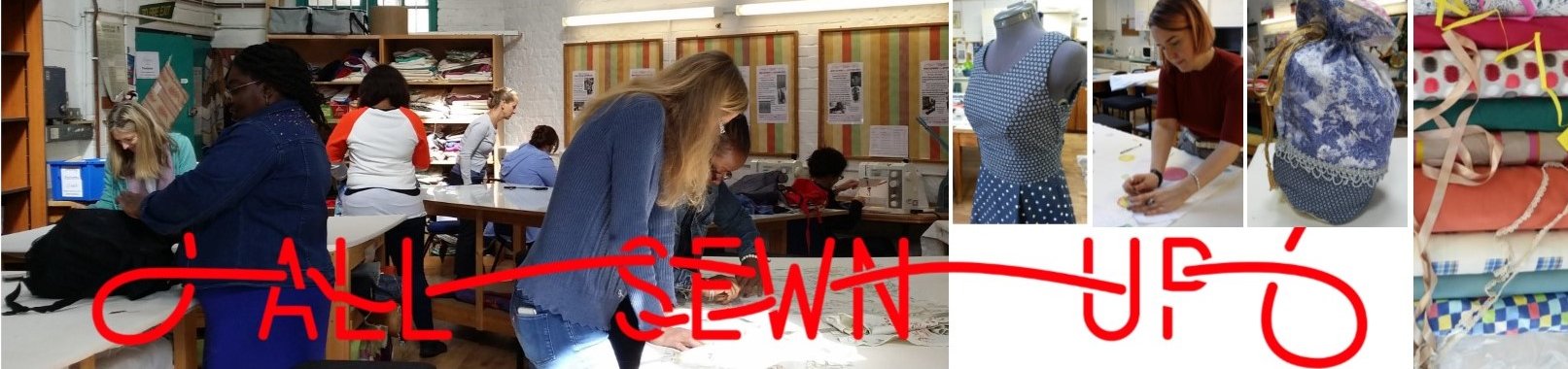 All Sewn Up Sewing Classes London banner
