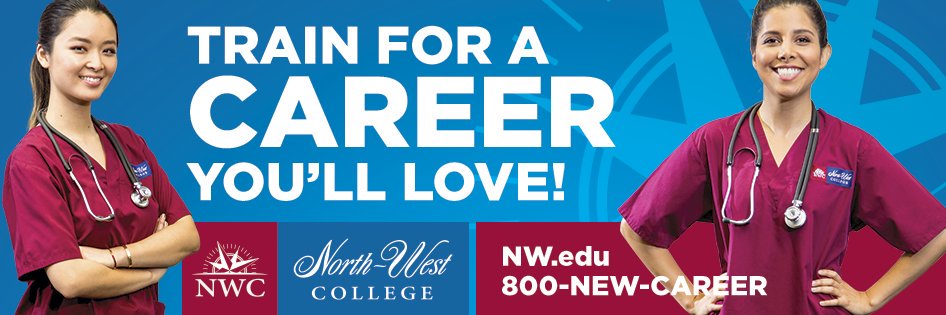 North-West College's banner
