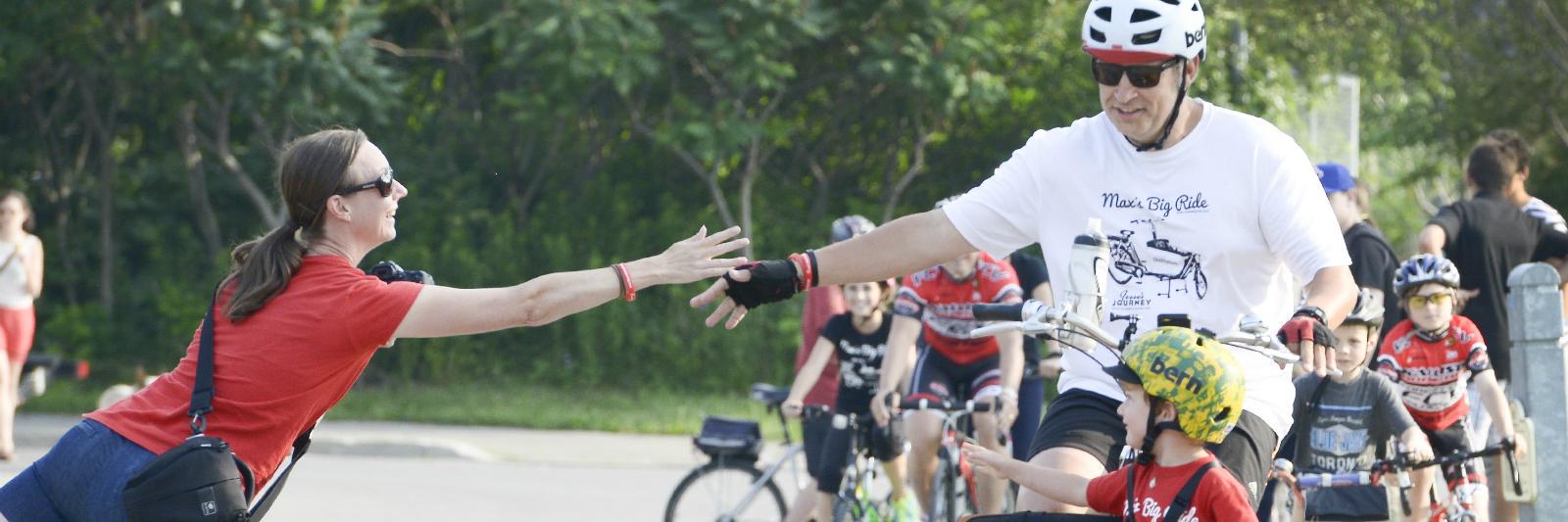 Max's Big Ride banner