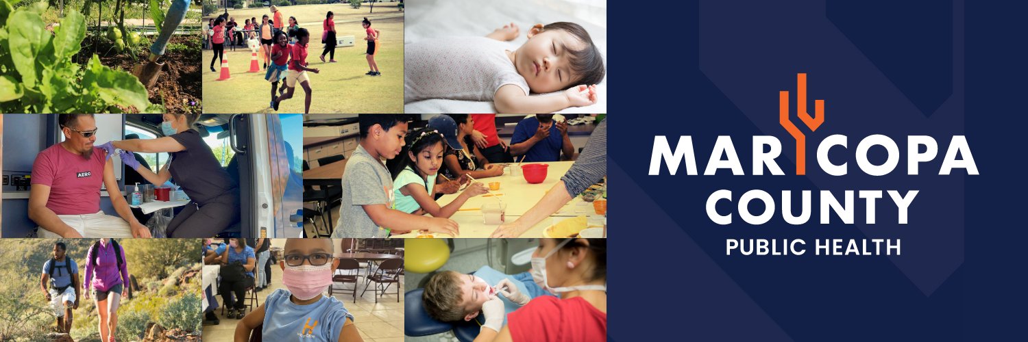 Maricopa County Public Health's banner