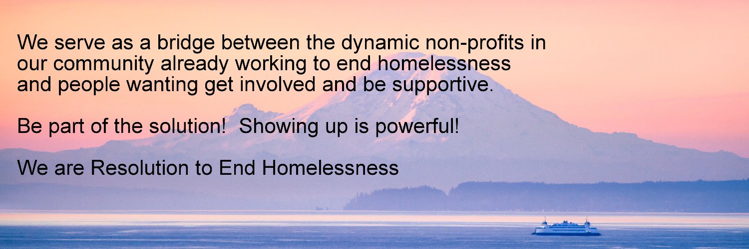 Resolution to End Homelessness banner