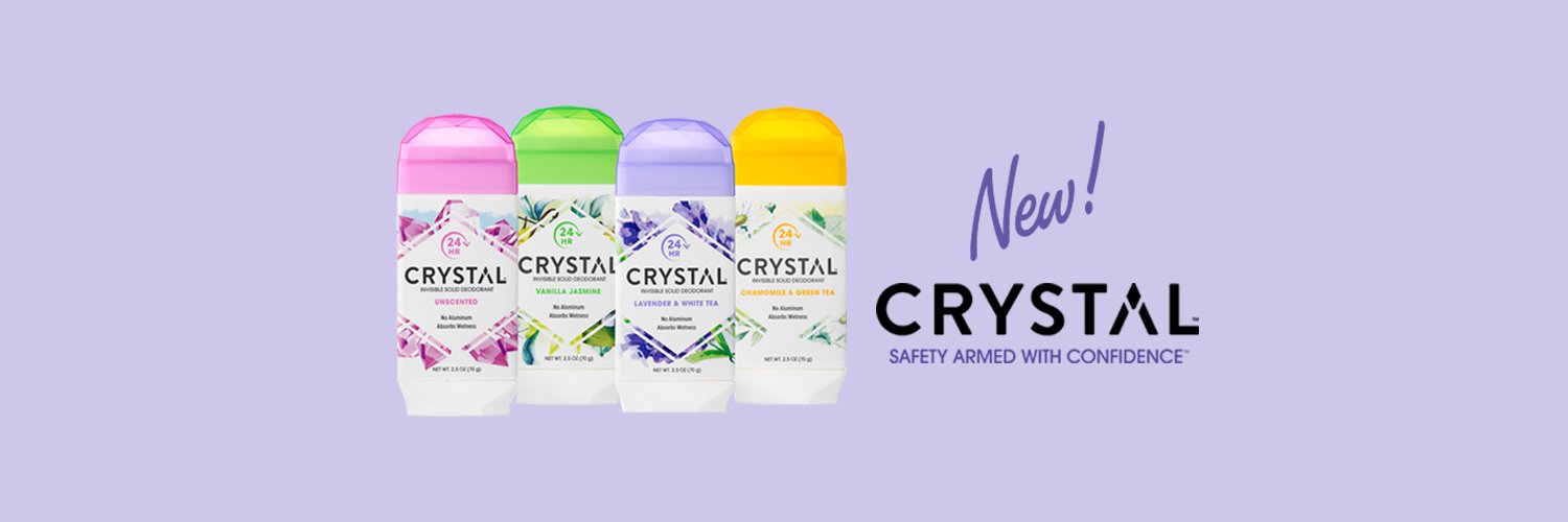 Crystal Deodorant Profile Banner