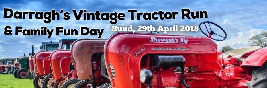 Darraghs Tractor Run banner