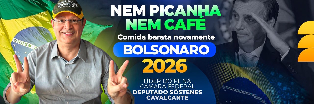 Sóstenes Cavalcante's banner