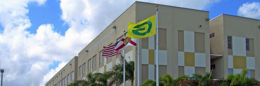 Miami Jackson Senior High's banner