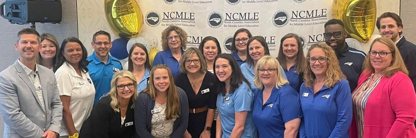 NCMLE 'Moving the Middle Forward''s banner