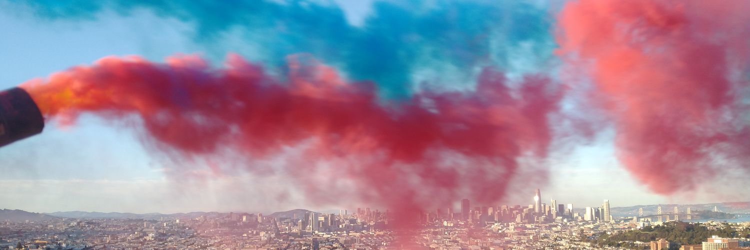 GLAD ALL OVER S.F. banner