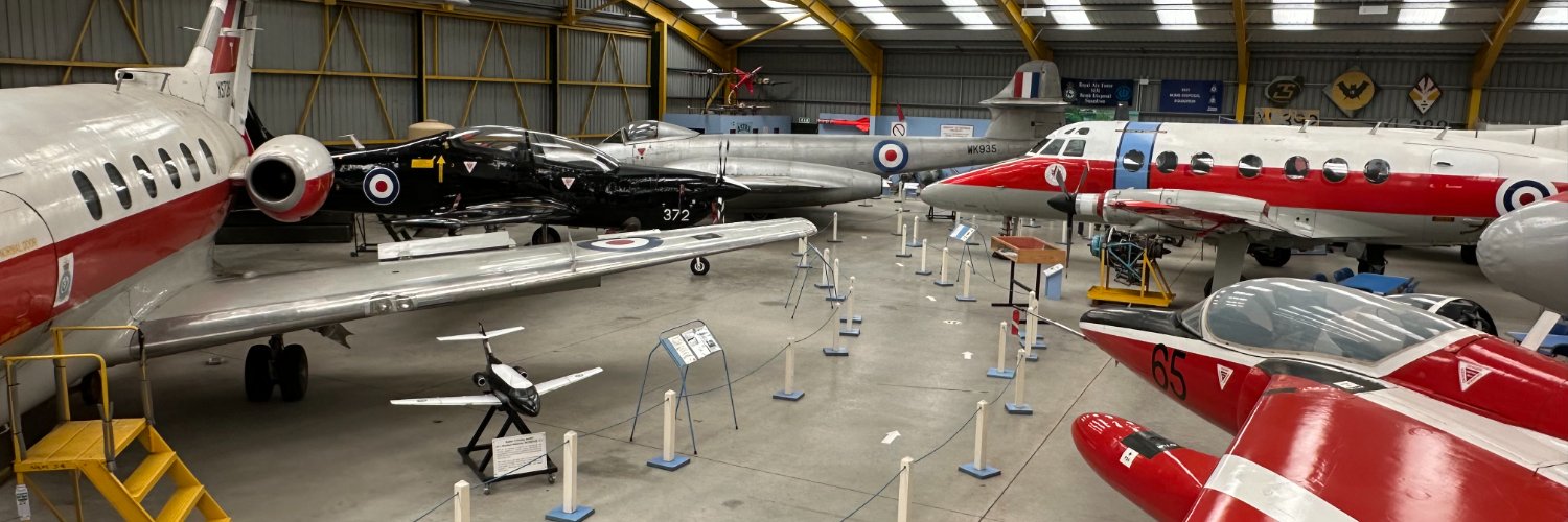 Newark Air Museum's banner