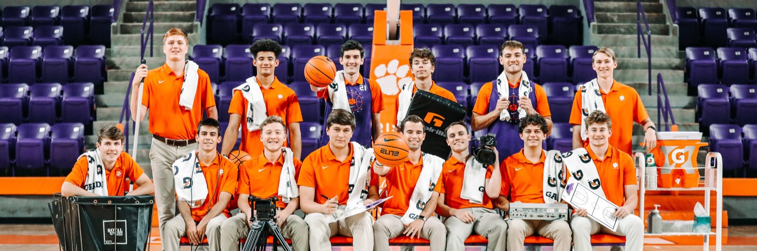 Clemson Basketball Managers banner