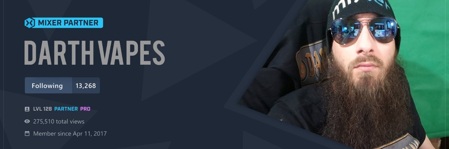 DarthVapes's profile banner image
