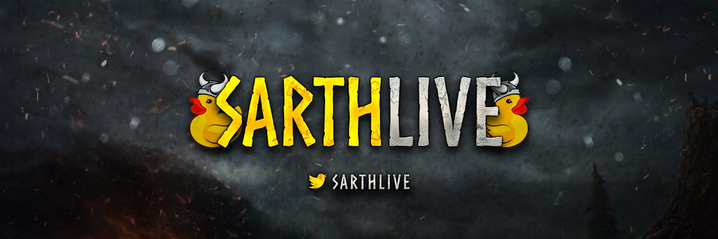 SarthLIVE banner