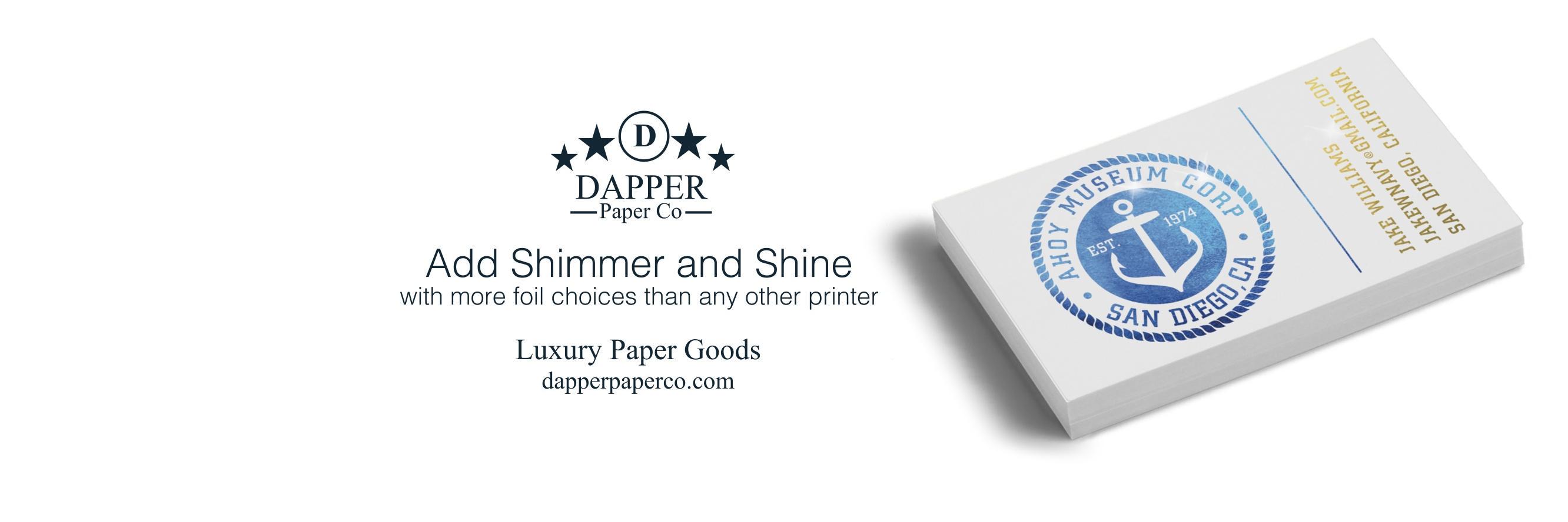 DapperPaperCo's profile banner image