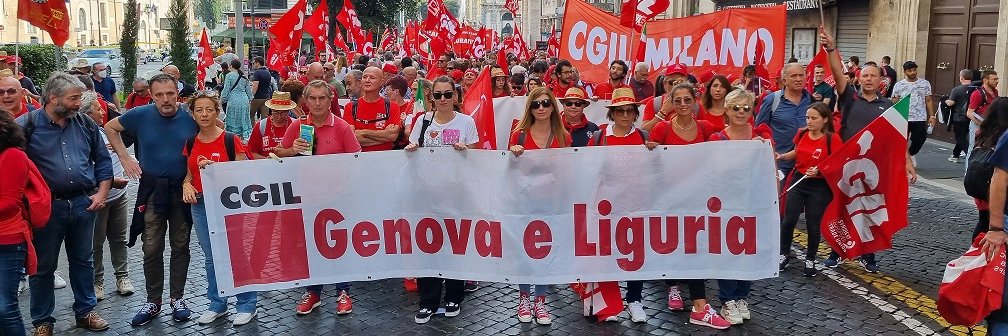 CGIL LIGURIA banner