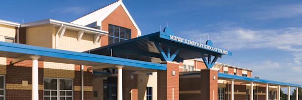 Midway Elementary School of the Arts banner