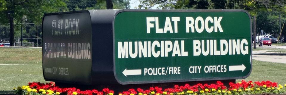 City of Flat Rock-MI banner