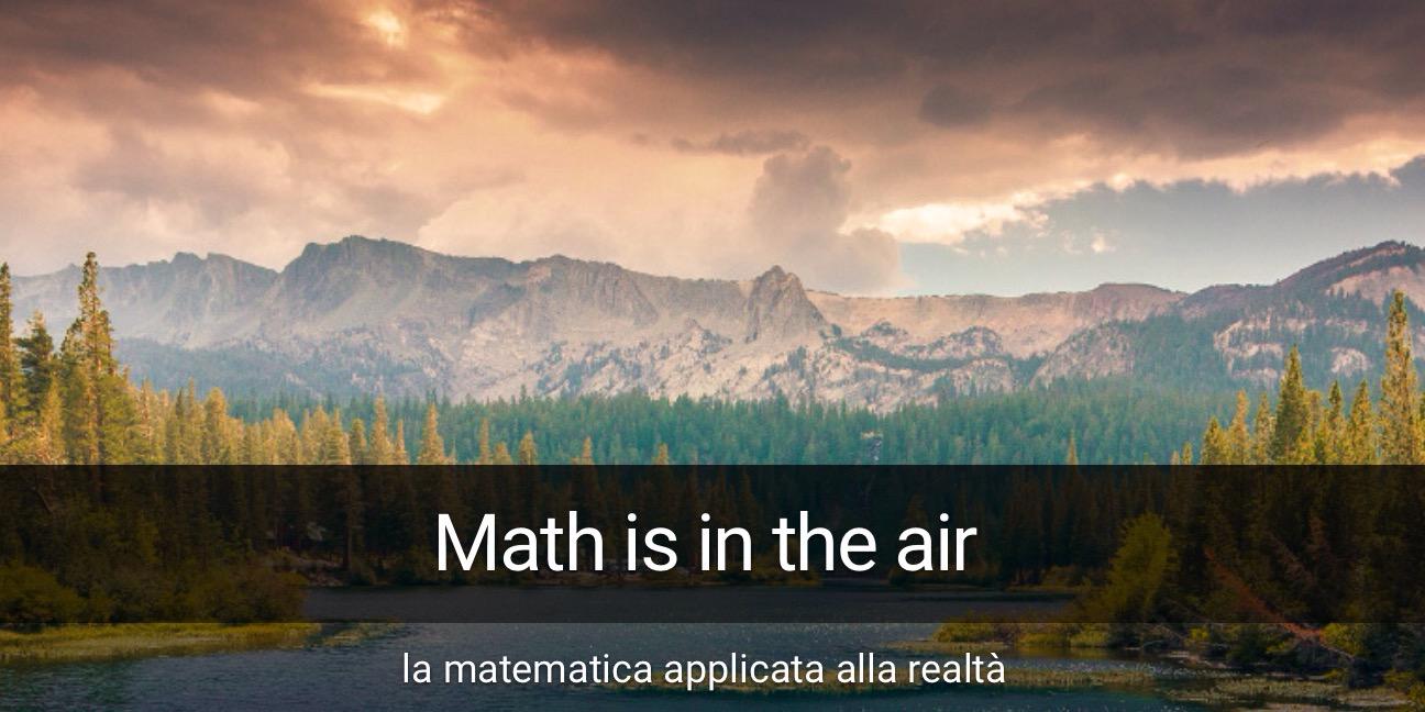 Math is in the Air banner