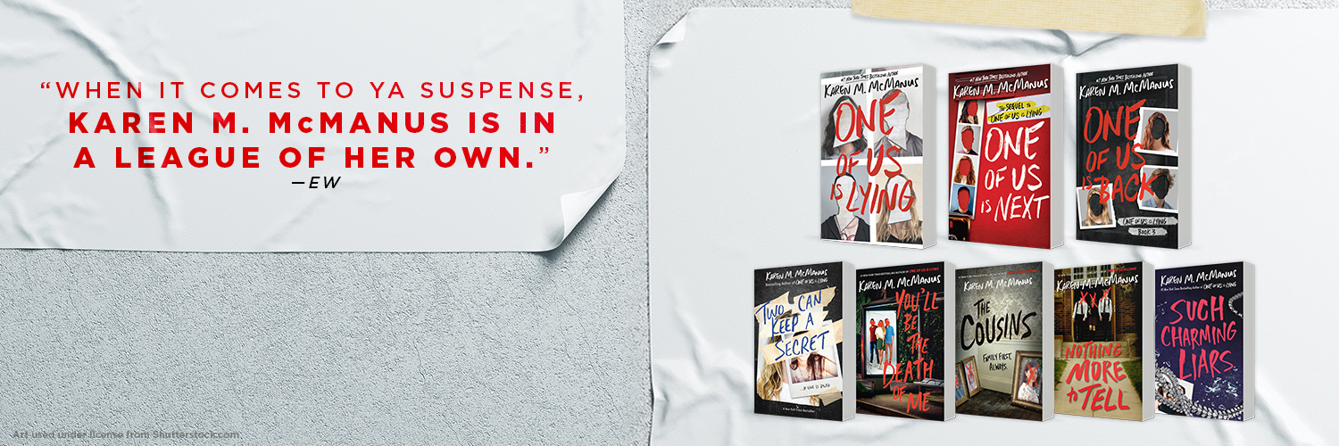 Karen M. McManus Updates banner