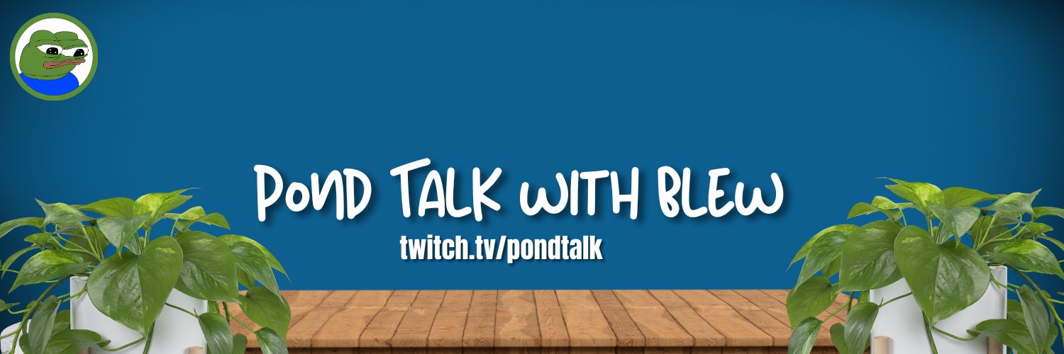 PondTalk with Blew 🐸💹🧲🐻's banner