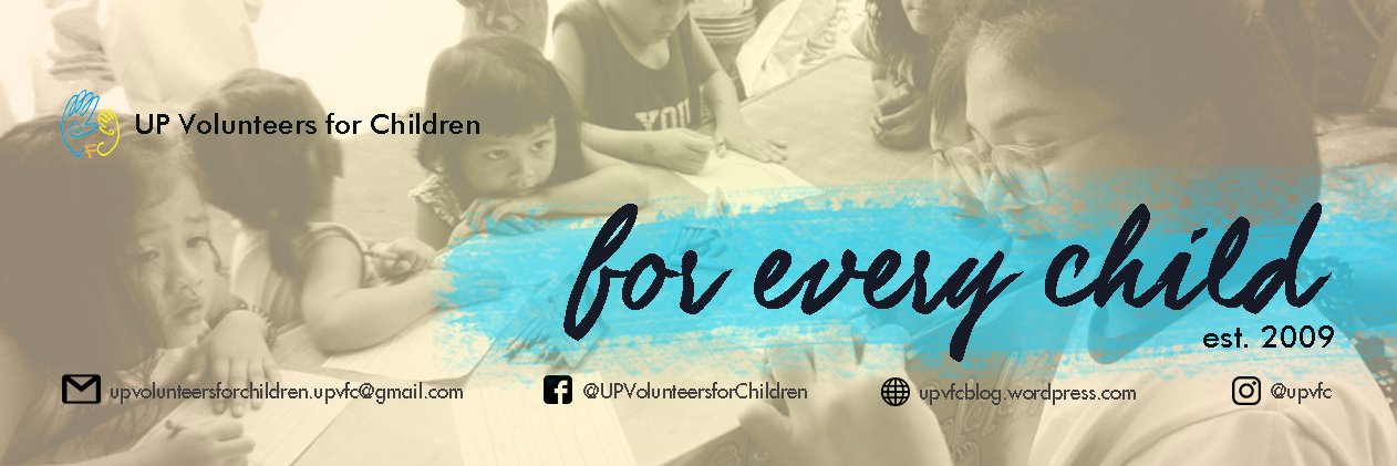 UP Volunteers for Children banner
