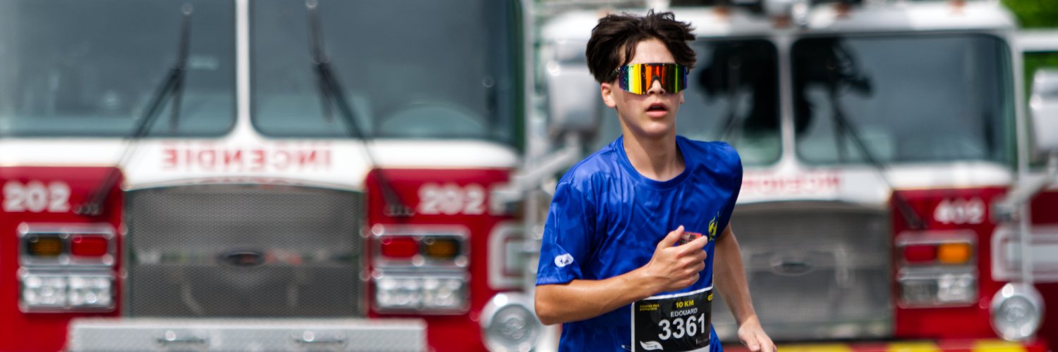 Course des pompiers banner