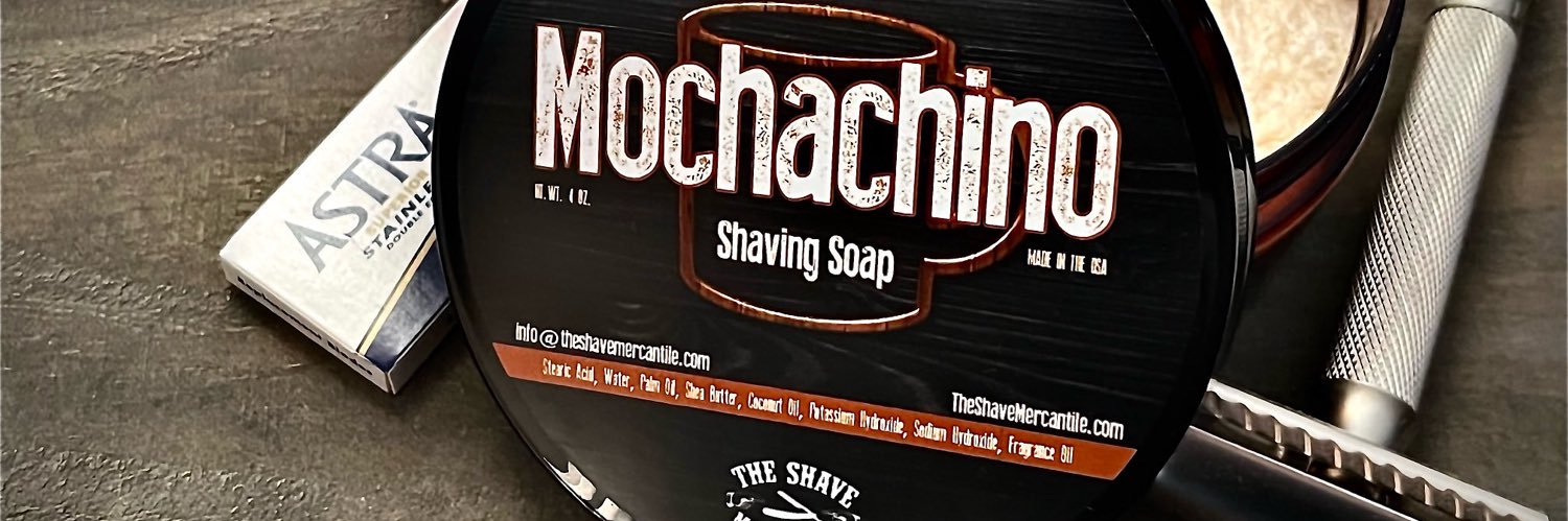The Shave Mercantile banner