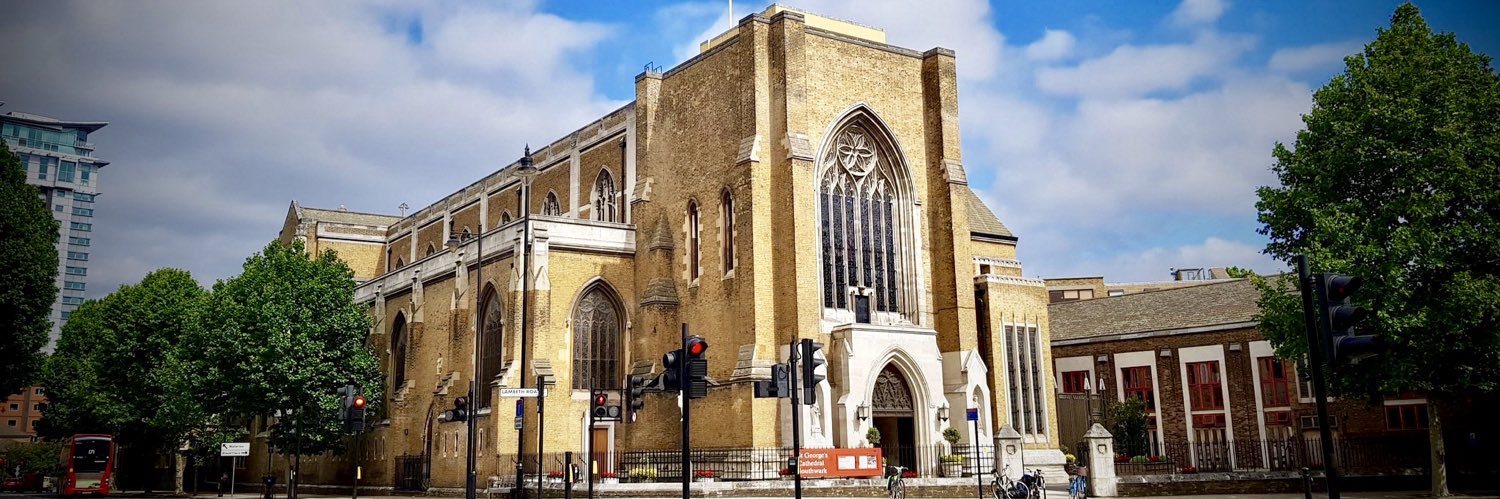 St George's Cathedral, Southwark banner