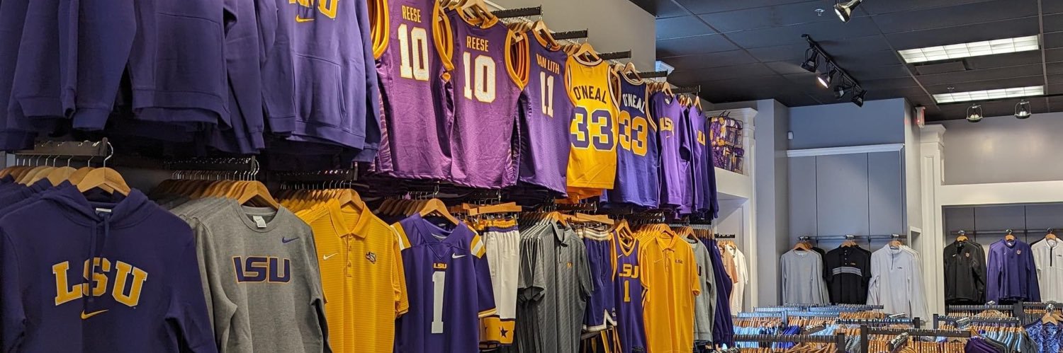 Alumni Hall LSU banner