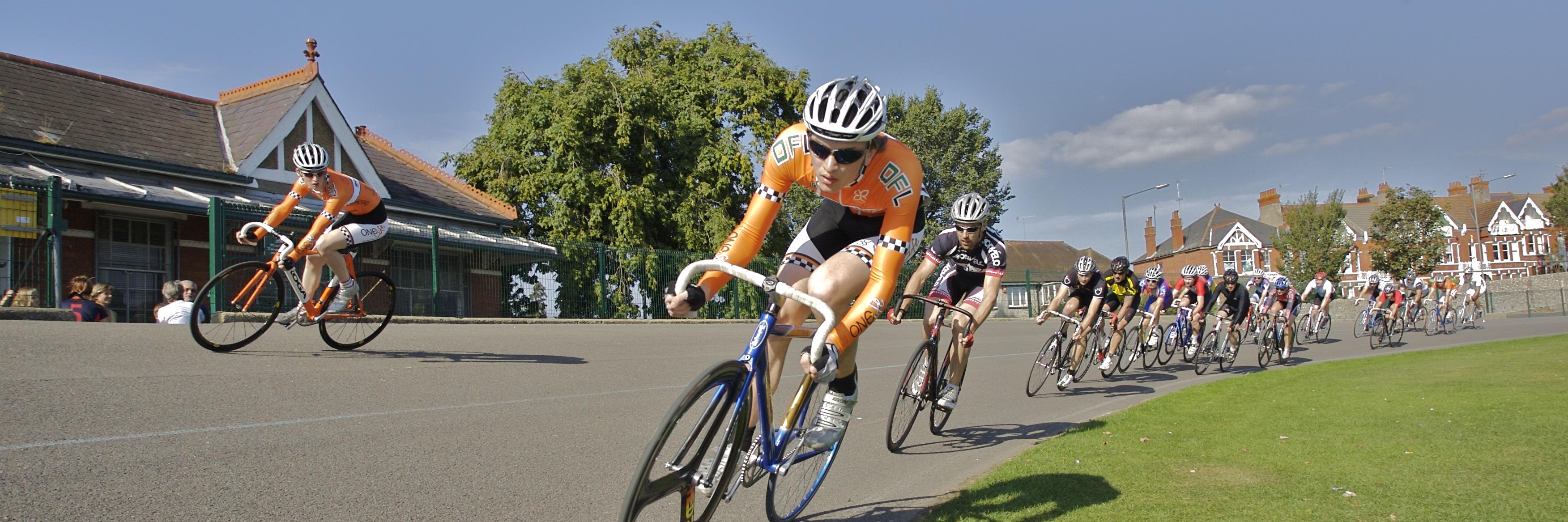 SAVE THE TRACK banner