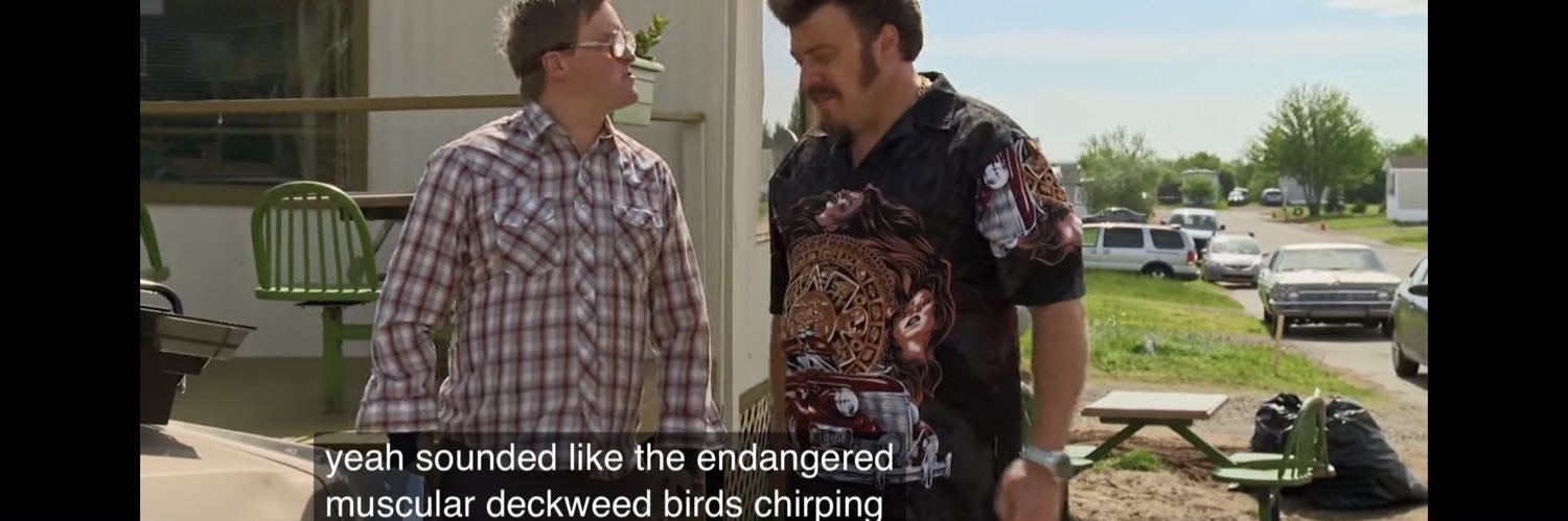 Endangered Muscular Dickweed Bird banner