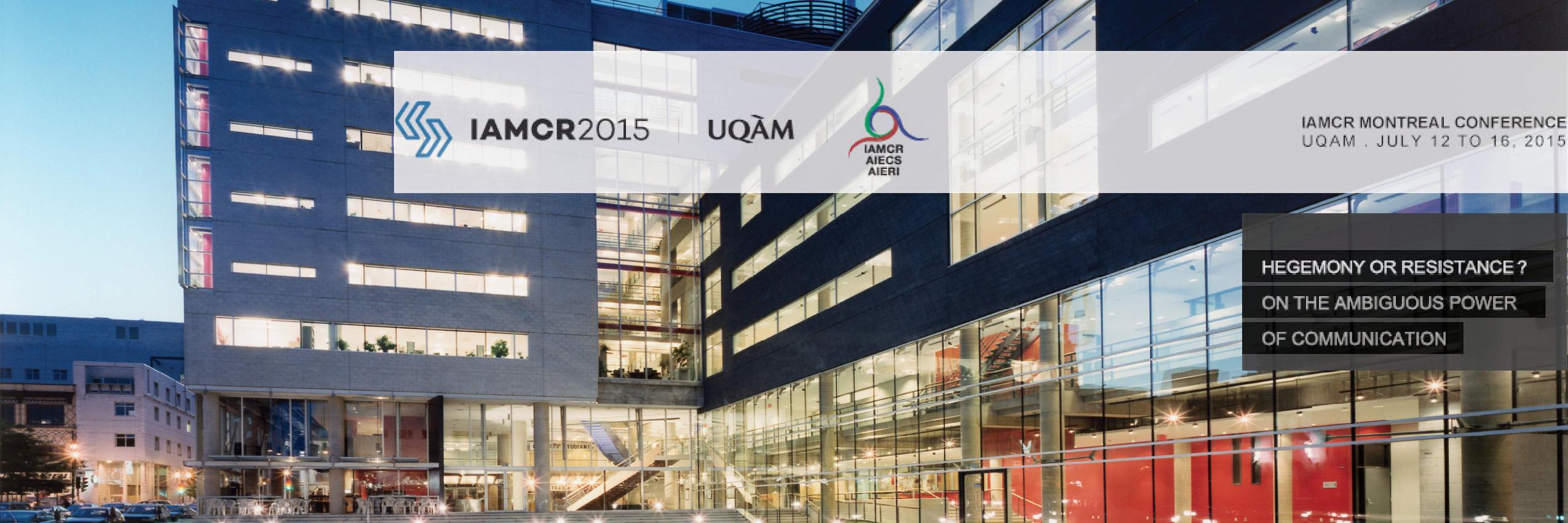 IAMCR 2015 banner