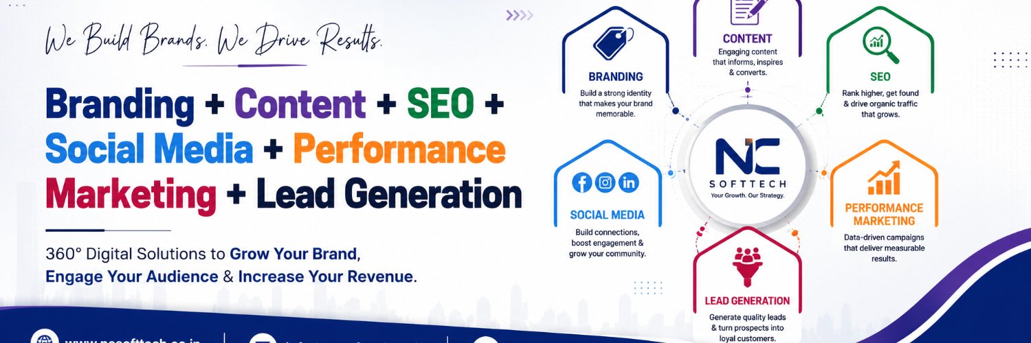 ncsofttech's profile banner image