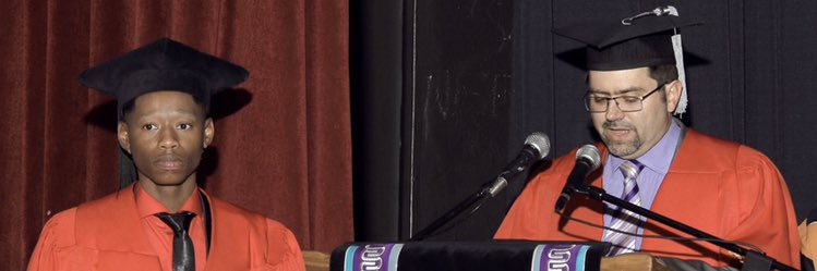 Prof. Cam Modisane, Ph.D.'s banner