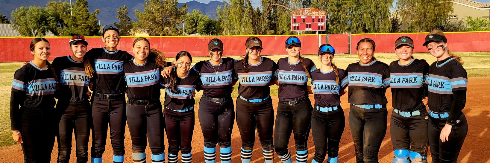 Villa Park Softball banner