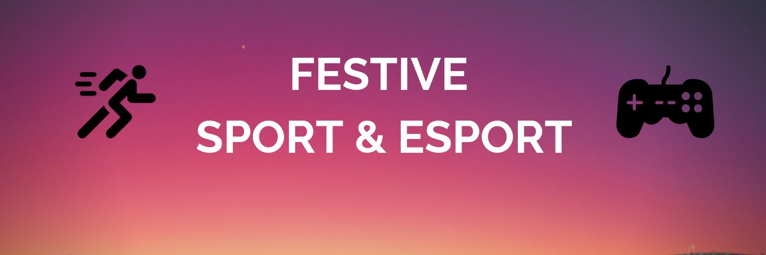 Festive Sport & Esport banner