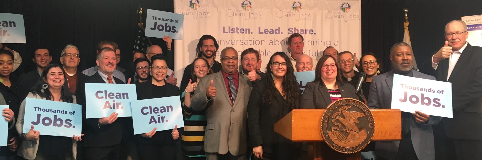 Illinois Clean Jobs banner
