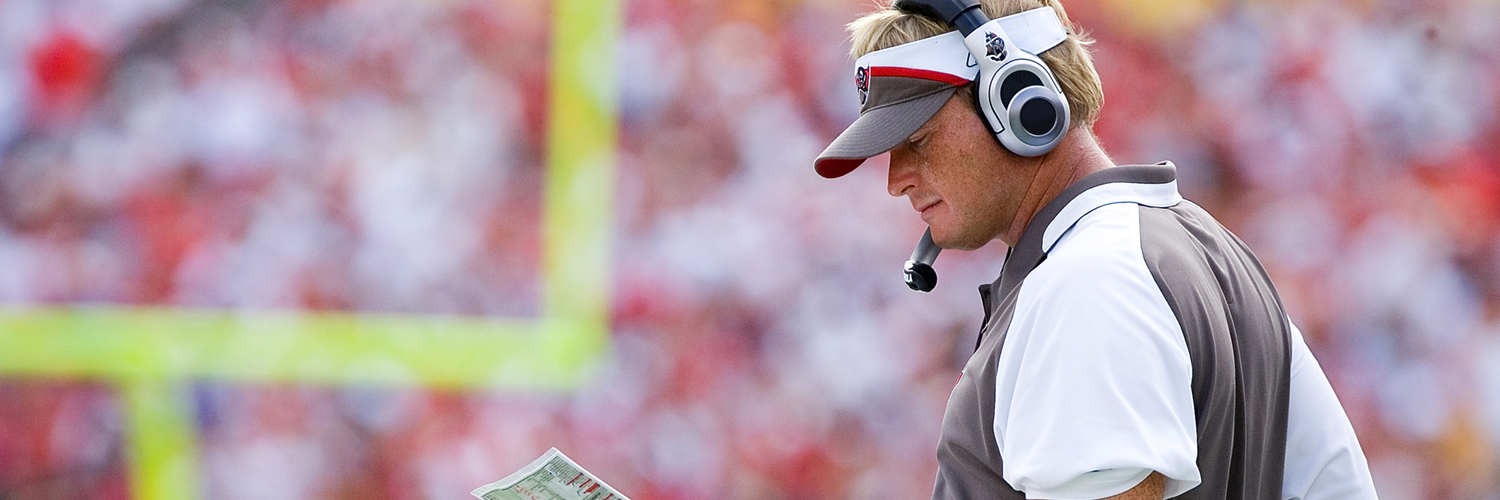 Jon Gruden Football banner