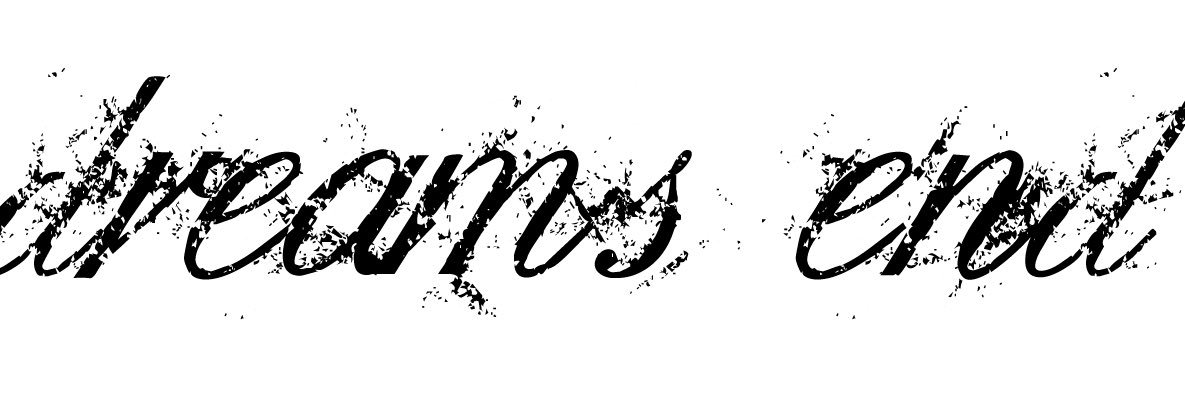 Post-hardcore cowboy's banner
