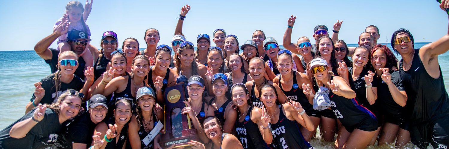 TCU Beach Volleyball's banner
