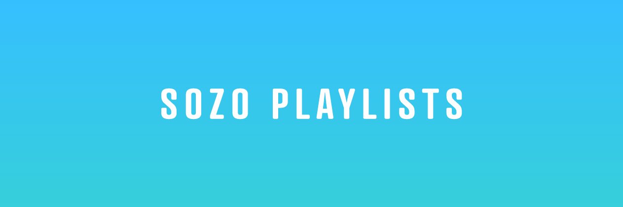 SOZO Playlists banner